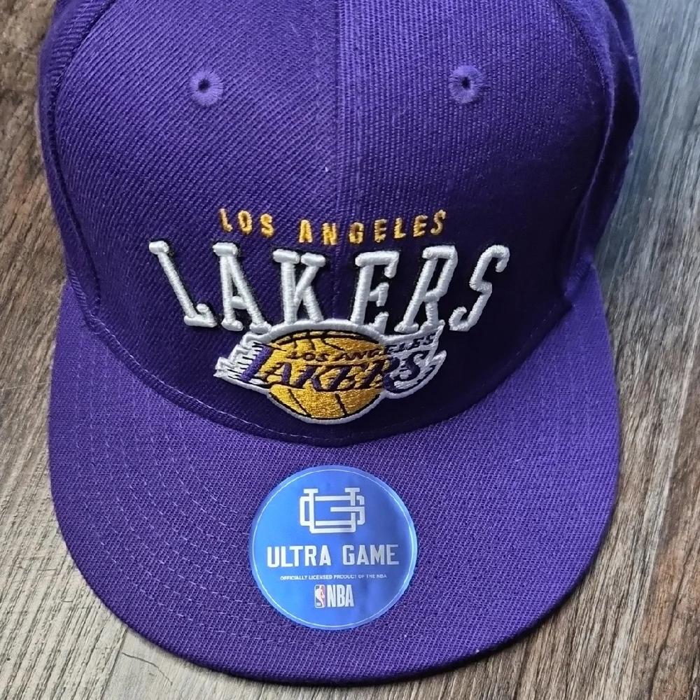 NBA Lakers Purple and Gold Cap